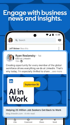 Baixar LinkedIn: Encontre Vagas de Emprego e Amplie seu Networking - Screenshot 5