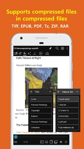 CherieViewer: Visualize EPUB, Comics e Heic sem Descompressão - Screenshot 14