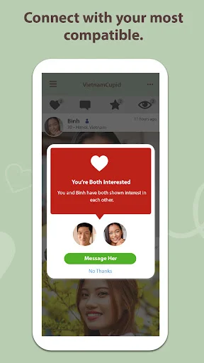 Baixar VietnamCupid: Conheça Vietnamitas Solteiras – App de Namoro - Screenshot 3