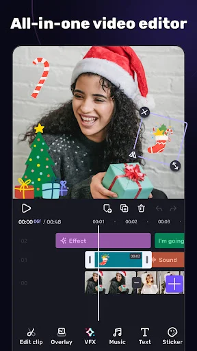 Baixar VivaCut – Editor de Vídeo Profissional com Efeitos Incríveis - Screenshot 1