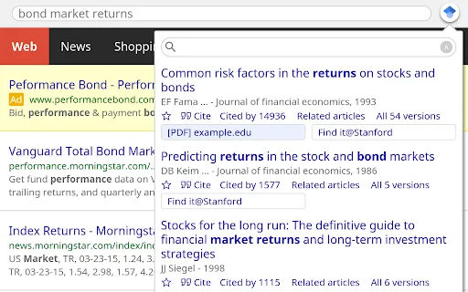 Google Scholar Button: Acesso Rápido a Artigos Acadêmicos - Screenshot 3