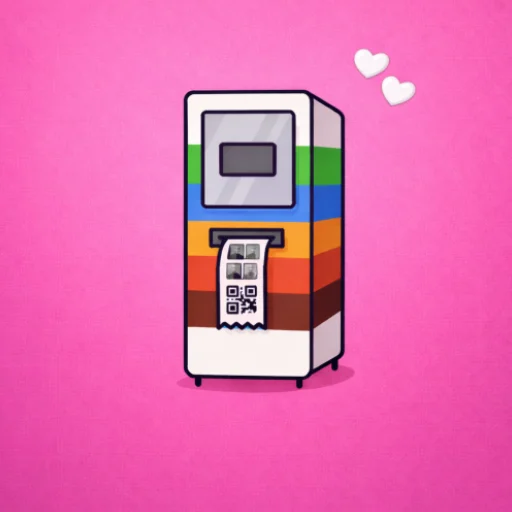 SK Receipt Photobooth: Impressão Térmica Estilo Recibo Instantânea